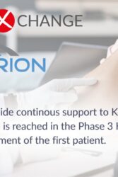 We’re proud to provide continous support to Khondrion as an important milestone is reached in the Phase 3 KHENERFIN study with the treatment of the first patient